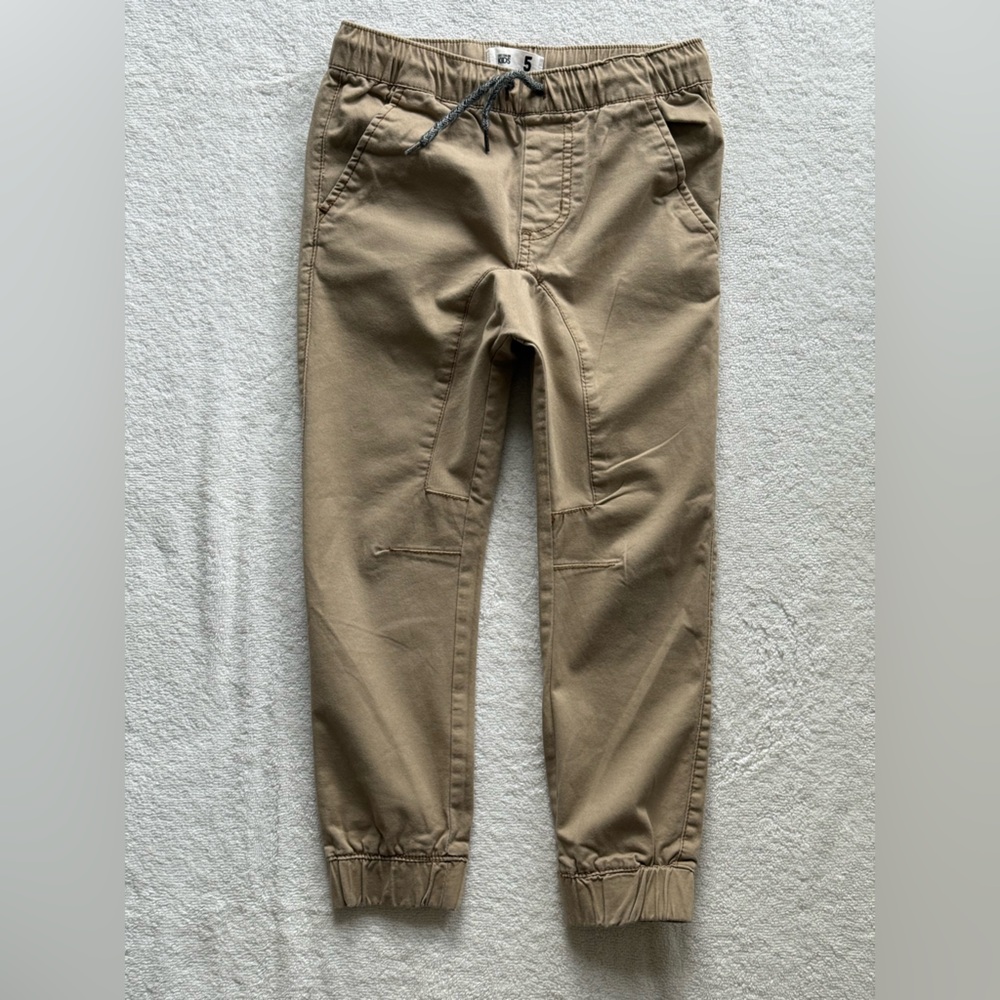 Kids Tan Jogger Pants